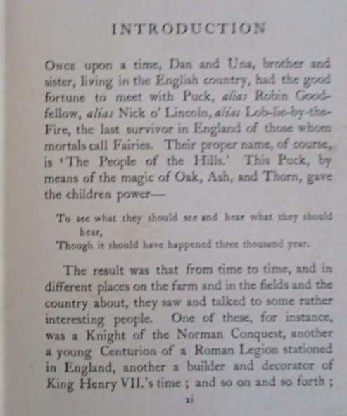 1910 - FIRST EDITION - REWARDS AND FAIRIES BY RUDYARD KIPLING