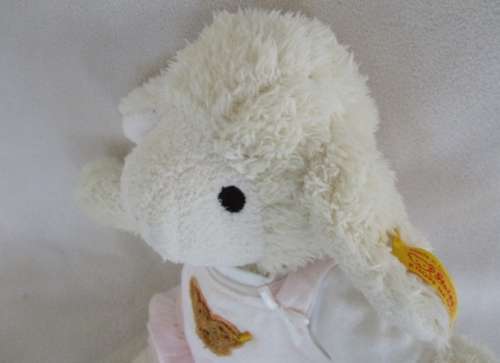 26CM TALL STEIFF SWEET DREAMS LAMB WITH STEIFF BUTTON IN EAR WEARING ORIGINAL OUTFIT - EAN NO.237416