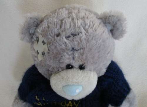 CUTE TATTY TEDDY  (ME TO YOU) IN HIS HAPPY BIRTHDAY JERSEY!!