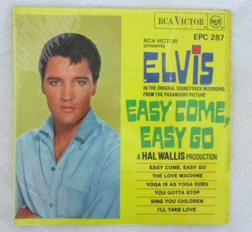 ELVIS SEVEN SINGLE - EASY COME EASY GO