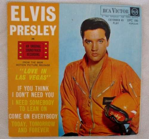 ELVIS SEVEN SINGLE - LOVE IN LAS VEGAS