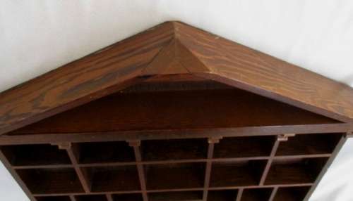 LOVELY WOODEN PRINTERS TRAY - GERMAN?