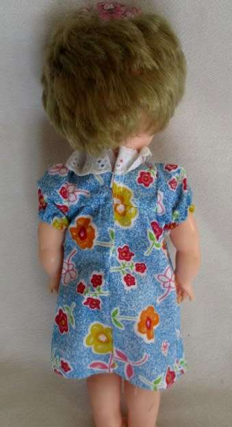 VINTAGE 28CM TALL DOLL MARKED 'SAD' ON BACK