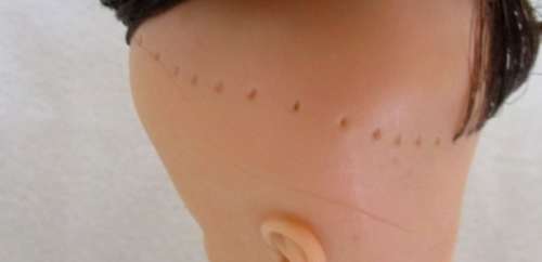 A VINTAGE SINDY DOLL - 1977 ACTIVE SINDY? MARKED MADE IN HONG KONG - RARE BRUNETTE!