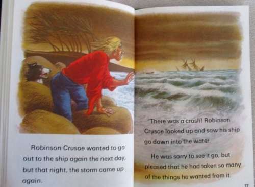 1978 - READ IT YOURSELF LEVEL 5 LADYBIRD BOOK - ROBINSON CRUSOE