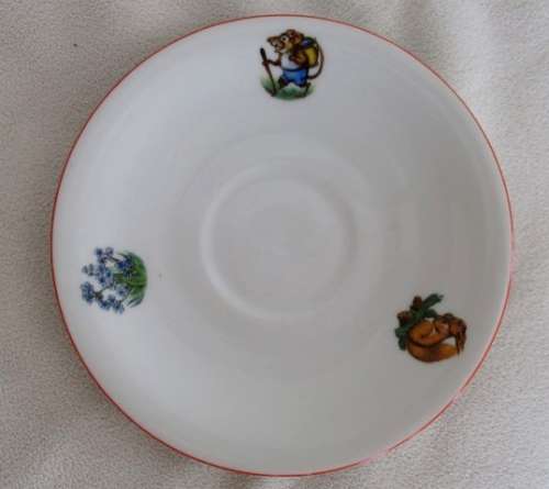 VINTAGE BAREUTHER, BAVARIA CHILD'S CUP AND SAUCER