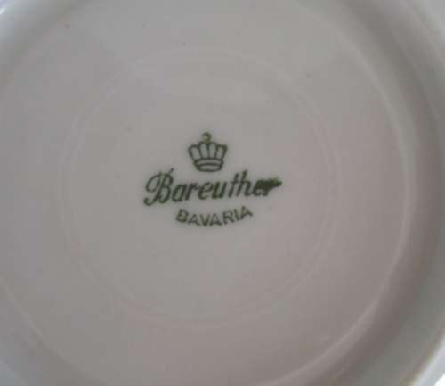 VINTAGE BAREUTHER, BAVARIA CHILD'S CUP AND SAUCER