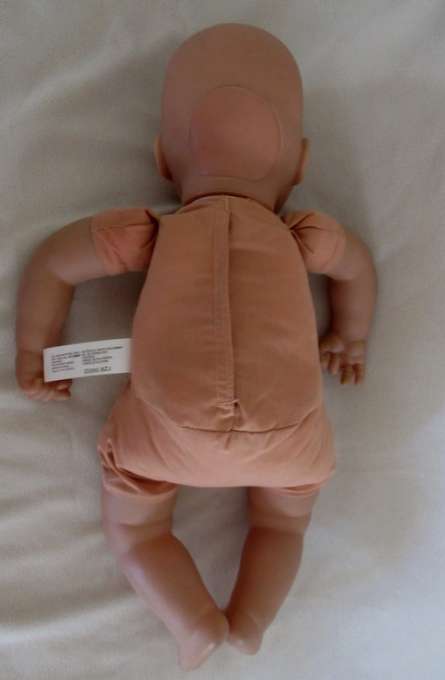 ZAPF CREATIONS GIGGLING/SUCKING BABY ANNABELL DOLL (46CM) - ORIGINAL BOTTLE, BAG AND CLOTHES (LOTS)