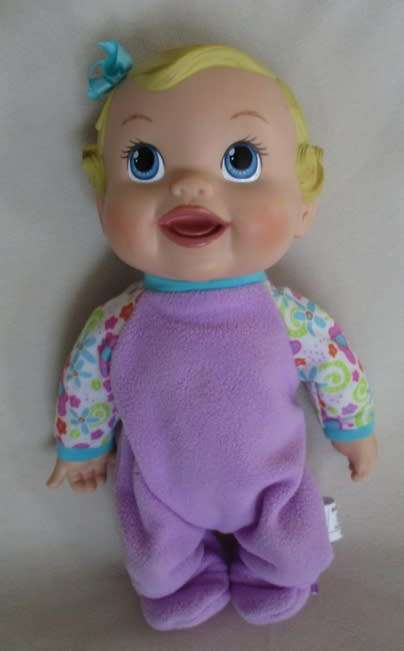 Dolls ADORABLE 2009 HASBRO BABY ALIVE DOLL BOUNCES AND GIGGLES was sold for 85.00 on 21 Aug at 21 31 by Toys in the Attic in Hermanus ID 428210215