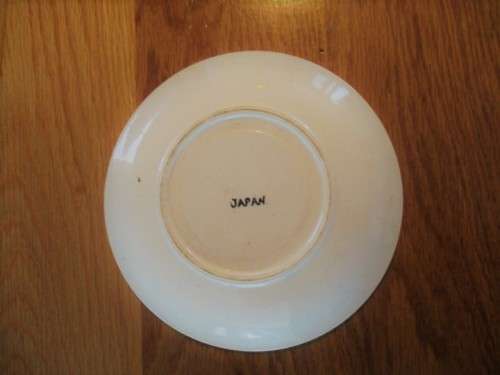 FOUR DIFFERENT-SIZED BLUE AND WHITE WILLOW PATTERN PLATES (TWO MARKED JAPAN) - NICE DISPLAY!