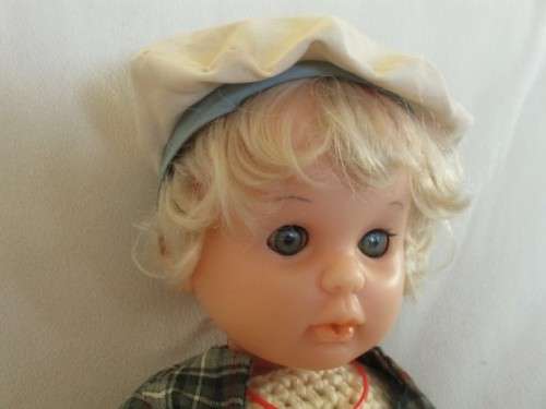 A VINTAGE 44CM TALL FIRST LOVE DOLL WITH TWISTY BODY