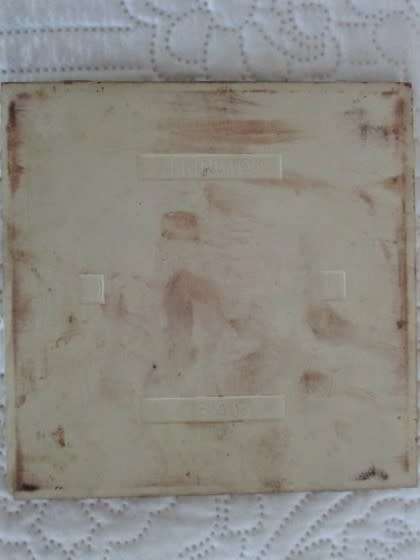 TWO MEN AND THEIR DOGS - DECORATIVE CERAMIC TILES 1970's/80's - ONE PILKINGTON AND ONE LIEBERMANN?