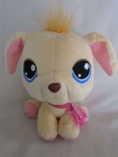 NO.42 - HASBRO LITTLEST PET SHOP - BEAUTIFUL PLUSH PUP - 17CM TALL