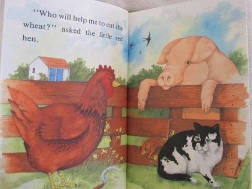 1986 HARD COVER - LADYBIRD - THE LITTLE RED HEN