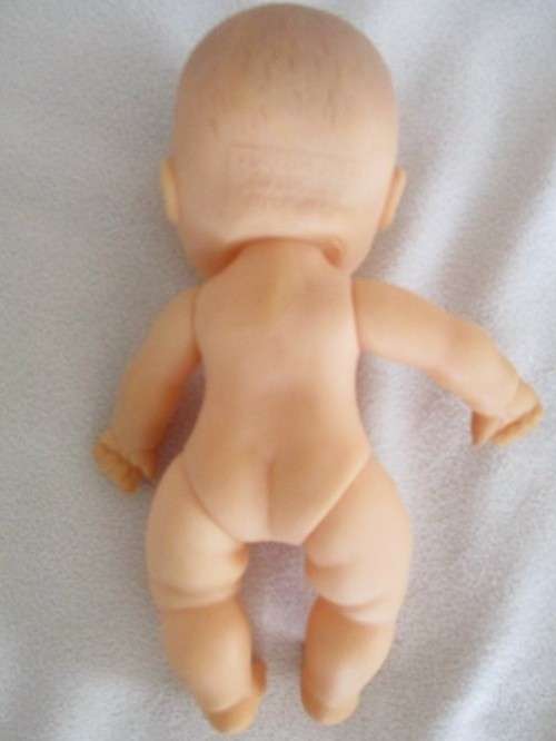 SMALL 16CM TALL COLLECTABLE UNEEDA CHUBBY BABY DOLL