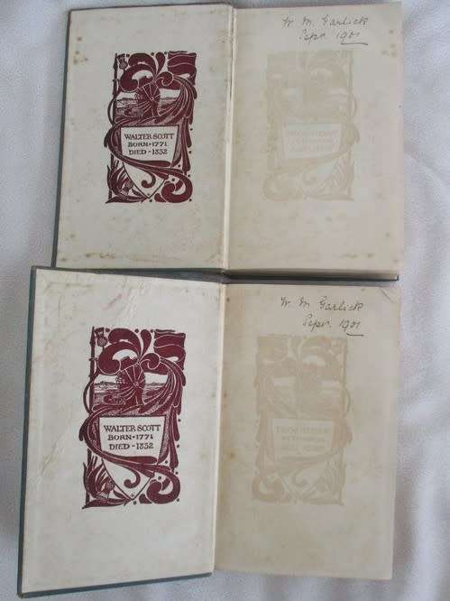 1899 - THE FAIR MAID OF PERTH BY SIR WALTER SCOTT - VOL.I AND II