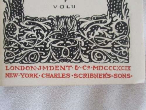 1899 - THE FAIR MAID OF PERTH BY SIR WALTER SCOTT - VOL.I AND II
