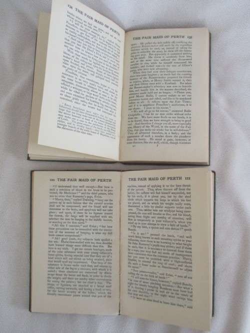 1899 - THE FAIR MAID OF PERTH BY SIR WALTER SCOTT - VOL.I AND II