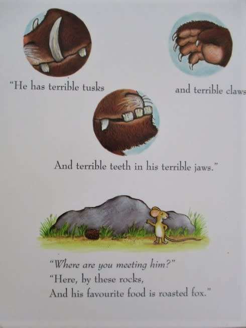 WHAT'S NOT TO LOVE ABOUT THE GRUFFALO?? CUTE 1999 BOARD BOOK