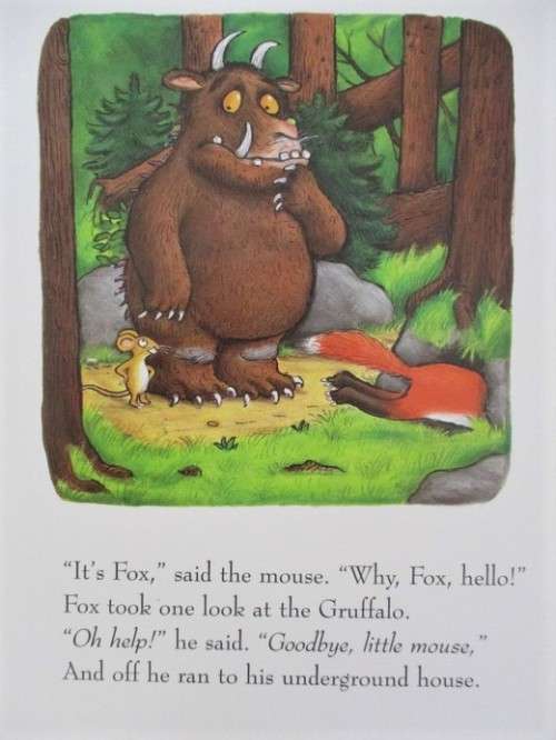 WHAT'S NOT TO LOVE ABOUT THE GRUFFALO?? CUTE 1999 BOARD BOOK