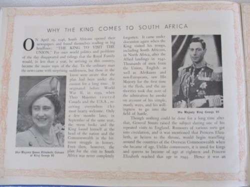 1947 - TWO RARE PUBLICATIONS OF THE ROYAL VISIT TO SOUTH AFRICA IN 1947