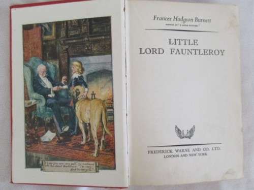 1925 - LITTLE LORD FAUNTLEROY BY FRANCES HODGSON BURNETT