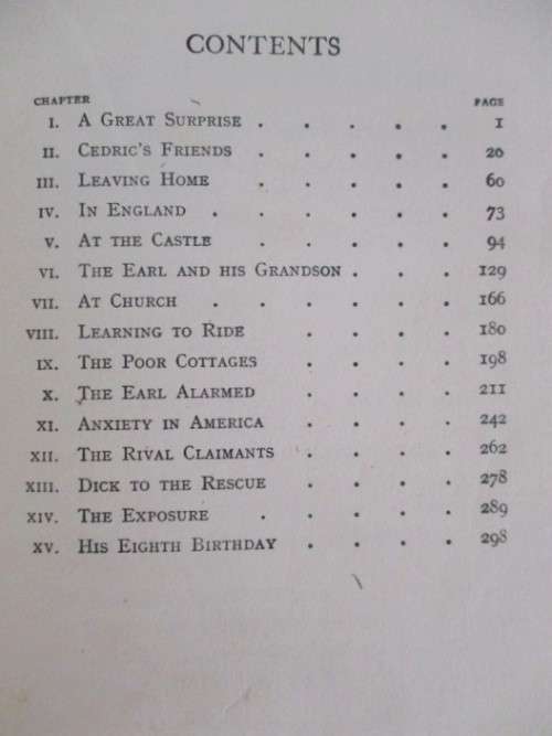 1925 - LITTLE LORD FAUNTLEROY BY FRANCES HODGSON BURNETT