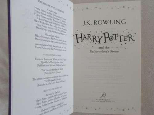 RELISTED - HARRY POTTER AND THE PHILOSOPHER'S STONE (2014 PAPERBACK)