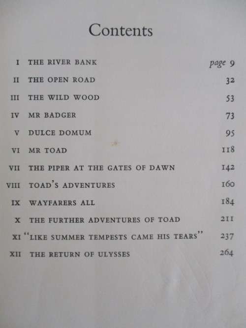 1959 - HARD COVER & DUST COVER - AN EARLY EDITION OF WIND IN THE WILLOWS