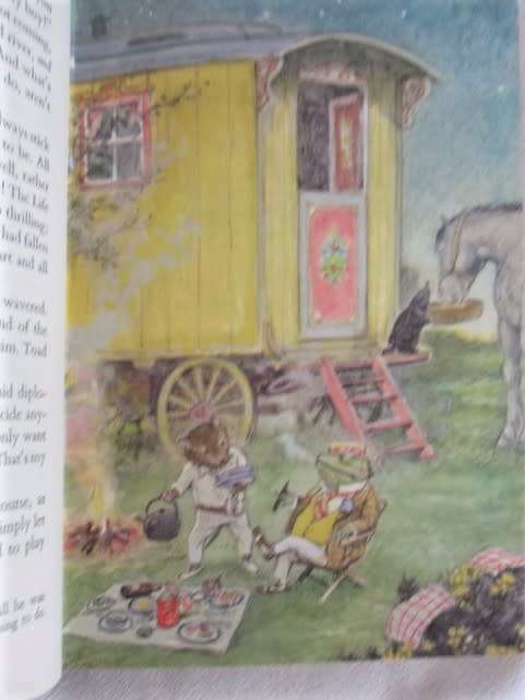 1959 - HARD COVER & DUST COVER - AN EARLY EDITION OF WIND IN THE WILLOWS