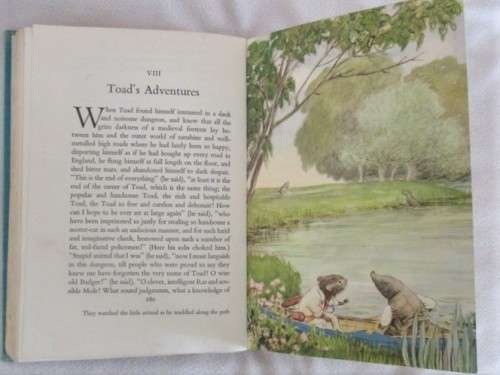 1959 - HARD COVER & DUST COVER - AN EARLY EDITION OF WIND IN THE WILLOWS