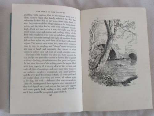 1959 - HARD COVER & DUST COVER - AN EARLY EDITION OF WIND IN THE WILLOWS