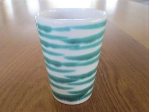 VINTAGE MID CENTURY AUSTRIAN GMUNDNER KERAMIK COFFEE SET - VERTIGO FLAME - QUIRKY!