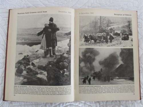 1940-1942 - THE WAR IN PICTURES (WWII) - THREE VOLUMES - YEAR ONE, TWO AND THREE