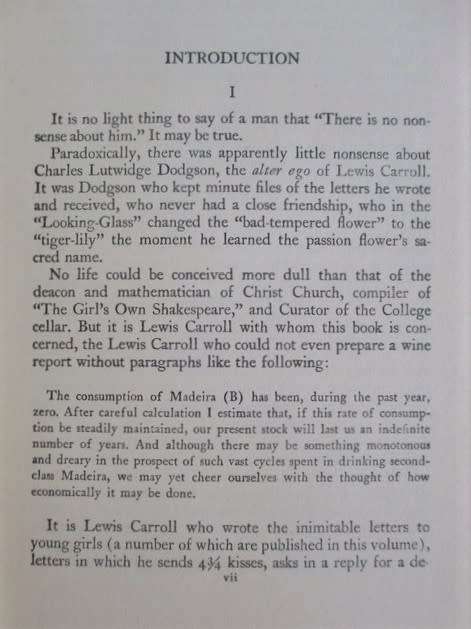 1944 HARD COVER - THE LEWIS CARROLL BOOK (ALICE IN WONDERLAND ETC ETC)