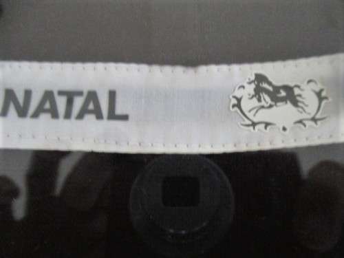 A FRAMED MINIATURE NATAL RUGBY JERSEY WITH PRE-SHARKIE, PRE-1995 WILDEBEEST LOGO