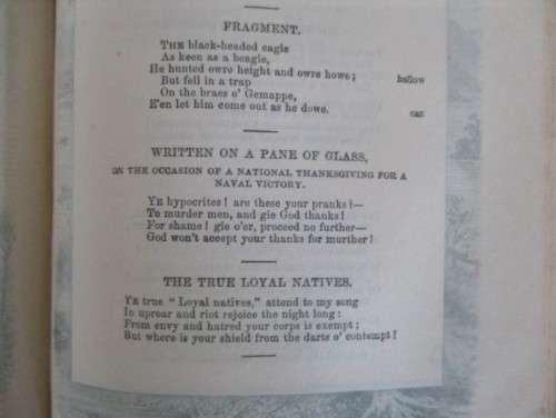 1890's - THE POETICAL WORKS AND LETTERS OF ROBERT BURNS WITH ENGRAVINGS ON STEEL
