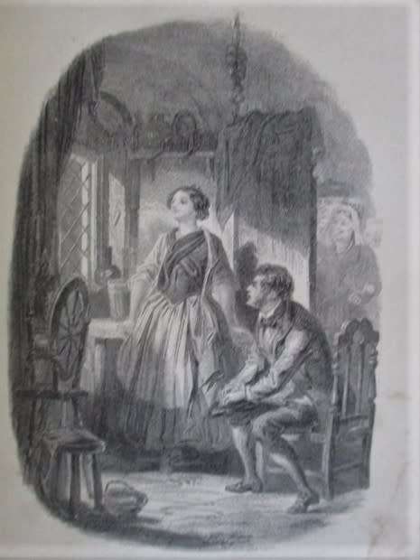 1890's - THE POETICAL WORKS AND LETTERS OF ROBERT BURNS WITH ENGRAVINGS ON STEEL