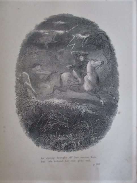 1890's - THE POETICAL WORKS AND LETTERS OF ROBERT BURNS WITH ENGRAVINGS ON STEEL