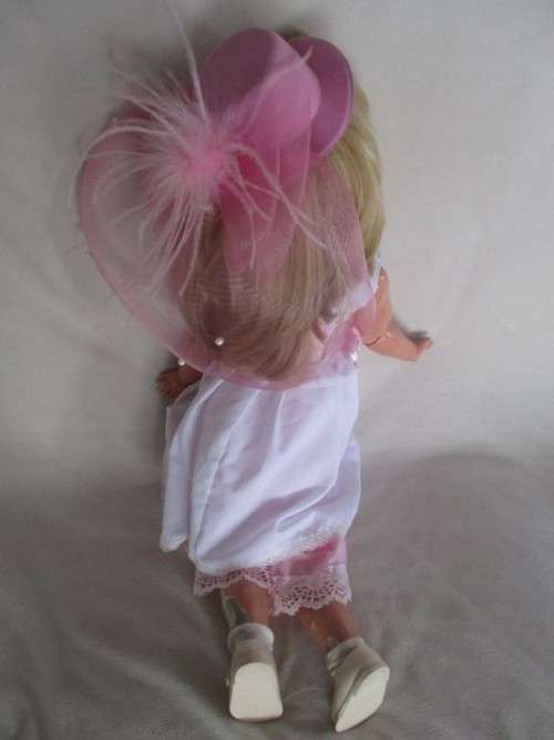 ANTIQUE 58CM TALL GERMAN? DOLL WITH BISQUE HEAD, COMPOSITION BODY, BALL JOINTED ELBOWS AND KNEES!!