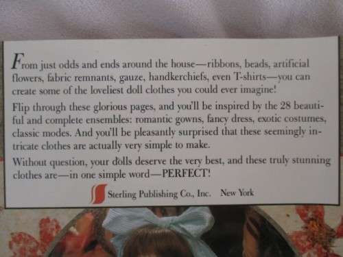 MAKE YOUR OWN DOLLS' CLOTHES (FOR BARBIE, BABY DOLLS, VINTAGE AND OTHER DOLLS)