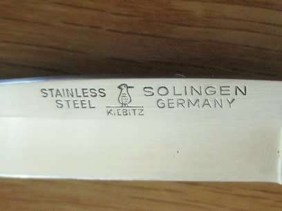 TWO VINTAGE SOLINGEN, GERMANY STAGHORN KNIVES