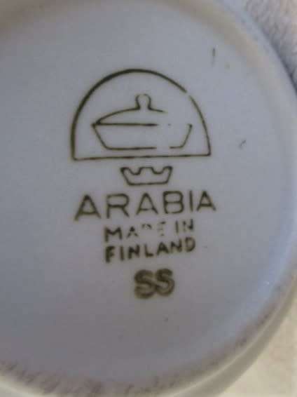 VINTAGE STONEWARE CREAMER - ARABIA OF FINLAND