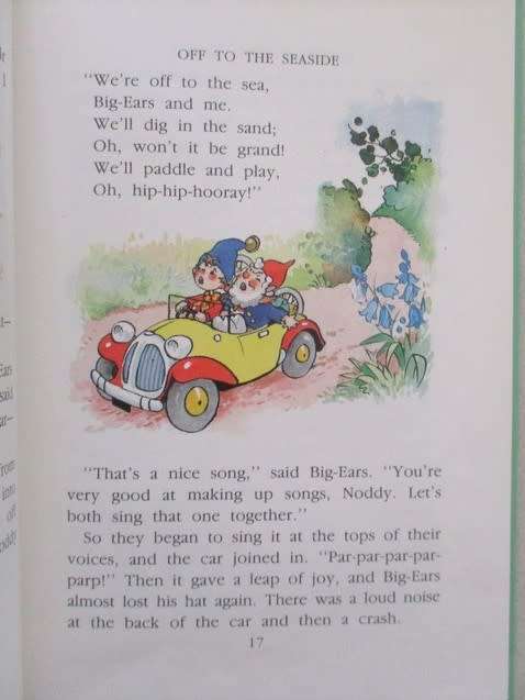 NODDY AT THE SEASIDE BY ENID BLYTON