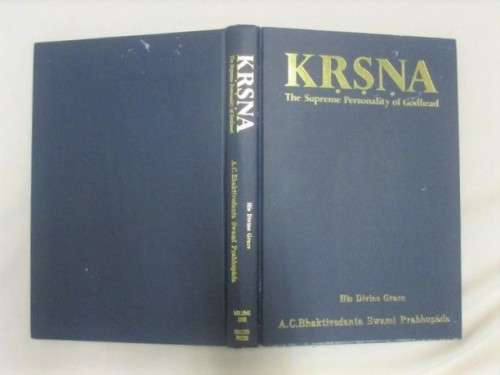 KRSNA THE SUPREME PERSONALITY OF THE GODHEAD - WITH AWESOME FULL PAGE ILLUSTRATIONS IN COLOUR