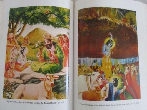 KRSNA THE SUPREME PERSONALITY OF THE GODHEAD - WITH AWESOME FULL PAGE ILLUSTRATIONS IN COLOUR