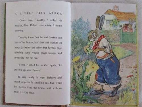 A VERY RARE LADYBIRD BOOK - VINTAGE 1955 HARD COVER - A LITTLE SILK APRON