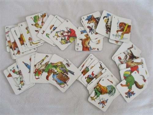 VINTAGE 1960's PIATNIK, VIENNA TOPS & TAILS CARD GAME IN ORIGINAL BOX - COMPLETE