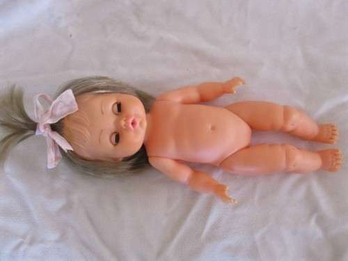 A LOVELY VINTAGE DOLL WITH THE SWEETEST FACE AND SEPARATE TOES!