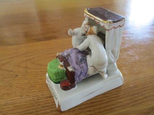 A VERY COLLECTABLE VICTORIAN FAIRING - LAST IN BED TO PUT OUT THE LIGHT (DAMAGE TO HAND)